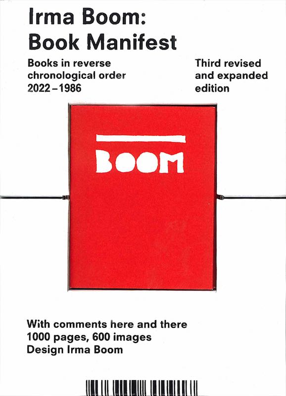 Photobooks | BOOM, Irma - Book Manifest. Books in reverse